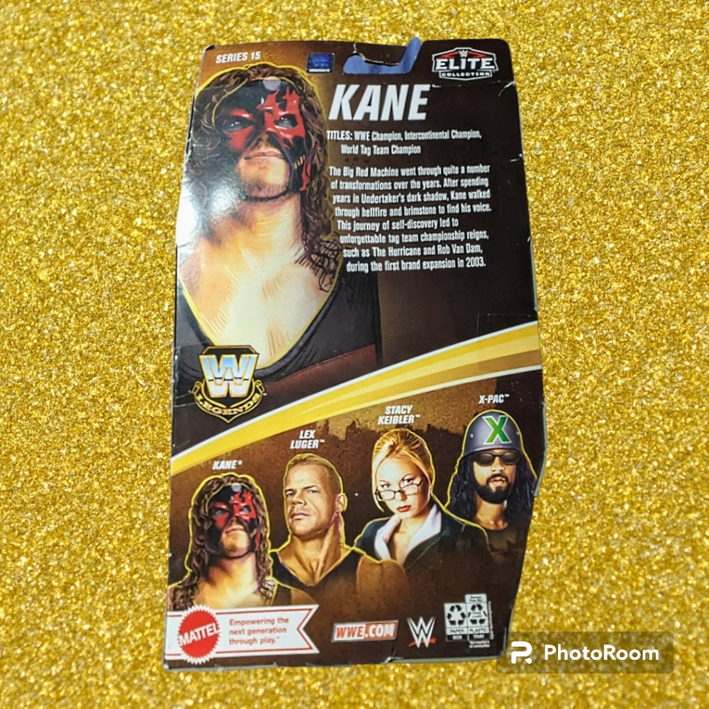 WWE Legends Series 18 Kane Action Figure - Picture 2 of 2